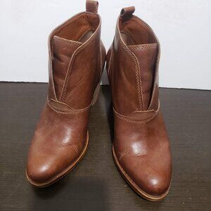 Lucky Brand BrownAnkle Botties Boots Block Heel 7,5M/ 37,5 EUR
